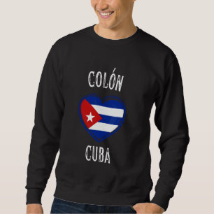 Sudadera Cuba Bandera de la ciudad de Colón
