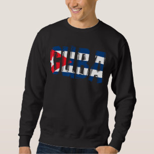 Sudadera Cuba bandera mapas cubanos cuba para mujeres y hom