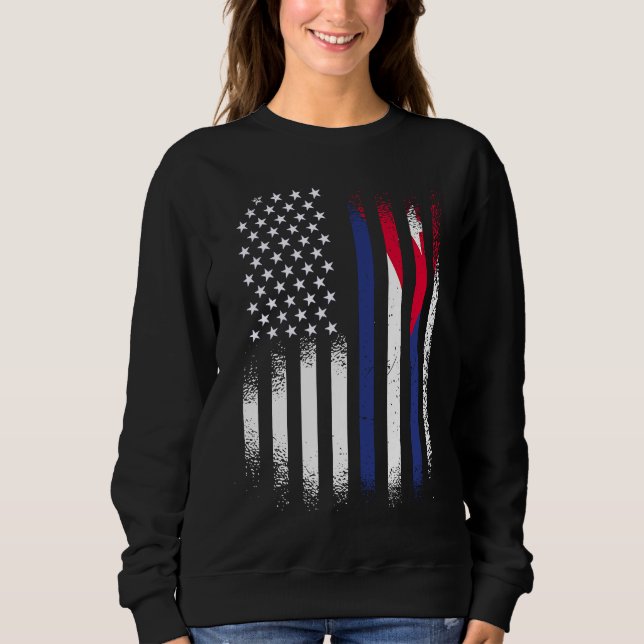 Sudadera Cuba: Patrimonio de la Humanidad Cubano Americano (Anverso)