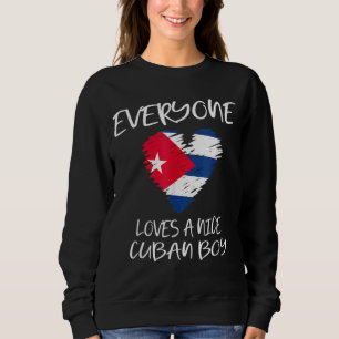 Sudadera Cuba Todos aman a un buen cubano para los hombres
