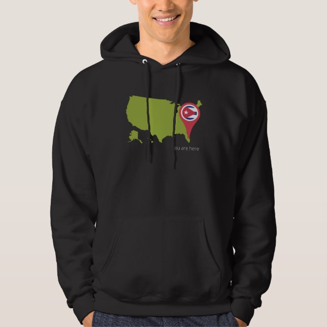 Sudadera Cuba You are Her USA Cuban Pride 305 Miami Florida (Anverso)