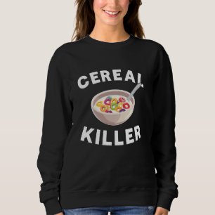 Sudadera Cubeta de cereales para el desayuno asesino de cer