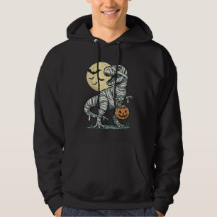 Sudadera Cubeta de dulces de T-Rex momia de Halloween Vecto