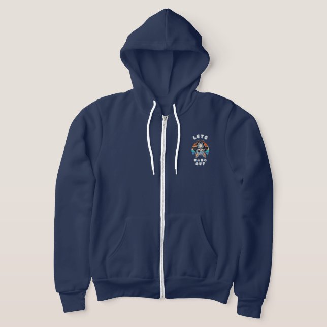 Sudadera Cubierta colgada y atardecer retro | Vamos a colga (Distribución)