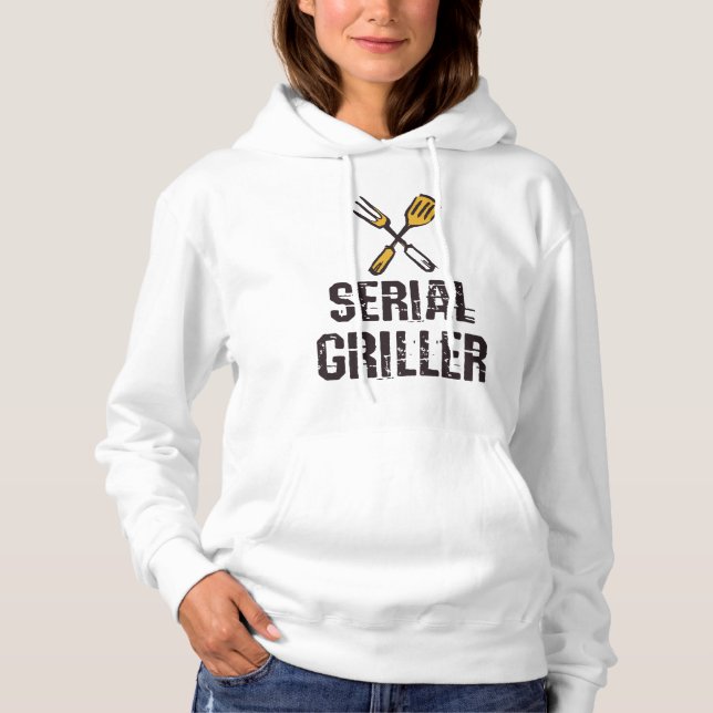 Sudadera Cubierta de parrilladas serie Grill BBQ master Gri (Anverso)