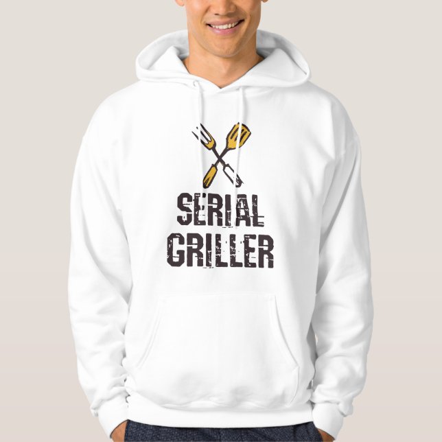 Sudadera Cubierta de parrilladas serie Grill BBQ master Gri (Anverso)
