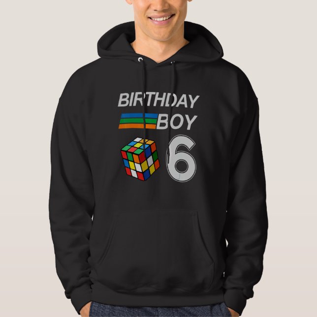 Sudadera Cubing de velocidad competitivo a 6 años de edad (Anverso)