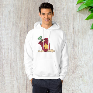 Sudadera Cubo de arena roja con estrella y pala