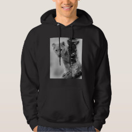 Sudadera Cubo De León Blanco Y Negro