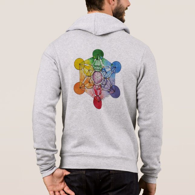 Sudadera Cubo Hoodie de Metatron (Reverso)