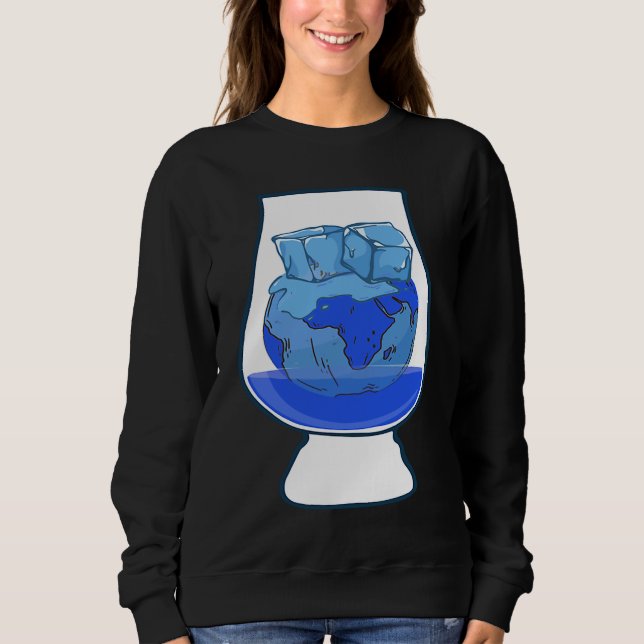 Sudadera Cubos de Hielo Tierra Océano (Anverso)