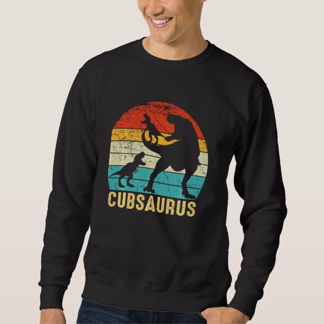 Sudadera Cubsaurus T Rex Cub Dinosaurio Familia Chris (Anverso)