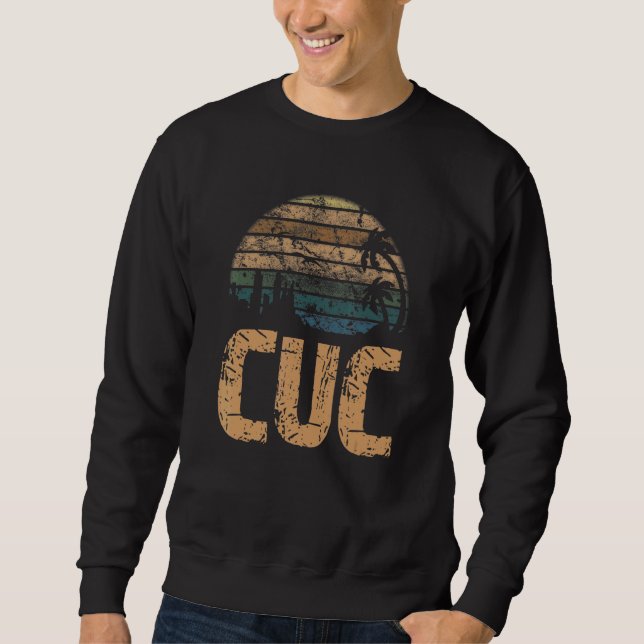 Sudadera CUC Vintage Sunset Distressed (Anverso)