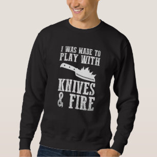 Sudadera Cuchillo Chef Para Hombres Mujeres Juego Cocción