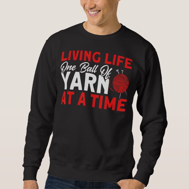 Sudadera Cuchillo De Tejido De Yarn (Anverso)