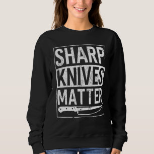 Sudadera Cuchillos agudos Matan Cocinero