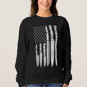 Sudadera Cuchillos de Chef Utensilio de Cocina Cocinar Coci