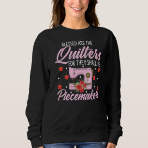 Sudadera Cuchillos de Quilters Bienaventurados Son La Cubie