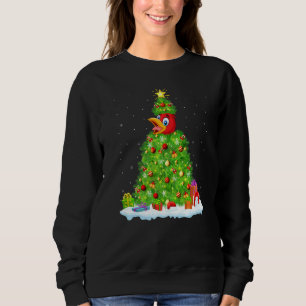 Sudadera Cuckoos Bird Xmas Light Tree Funny Cuckoos Chris