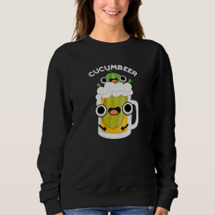 Sudadera Cucum-beer Funny Beer Pun Dark BG
