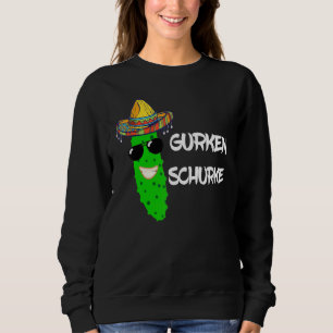 Sudadera Cucumber Villain Cucumin Vegetable Sombrero Costum
