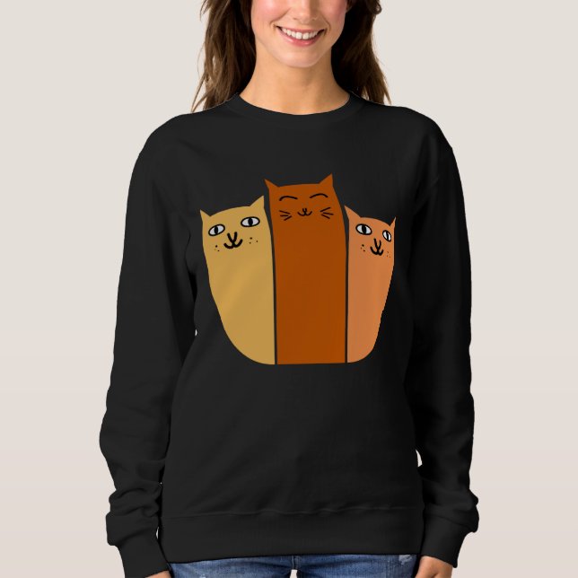Sudadera Cuddle Puddle of Cats (Anverso)