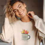 Sudadera Cuddle Weather Watercolor Fall Leaves Otoño<br><div class="desc">Prepárate para acurrucarse con estilo con nuestro diseño personalizado "Cuddle Weather", perfecto para la temporada de otoño! Este suéter es un regalo ideal para parejas, amigos y familia, que abrazan la calidez y la comodidad del otoño. El diseño exquisito muestra una hermosa acuarela y una representación de estilo rústico de...</div>