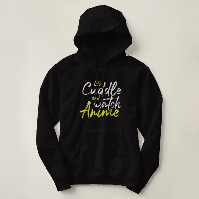 Sudadera Cuddle y Watch Anime - Dos objetivos (Diseño del anverso)