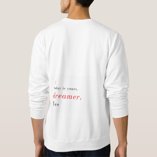Sudadera Cuello de manga larga "OKAY Dreamer" (Reverso)