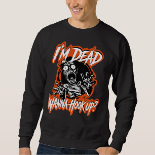 Sudadera cuello de tripulación negro sólido de manga larga