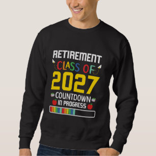 Sudadera Cuenta regresiva de la promoción de jubilación de 