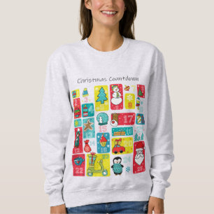Sudadera Cuenta regresiva de Navidades de calendario antici