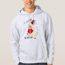 Cuento los días hasta X-MAS Llama Hoodie