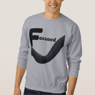 Sudadera Cuerda Gráfica de Mentalidad Enfocada – Negro Inte