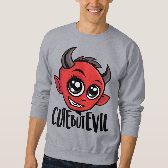 Sudadera Cuerdo pero malvado (Anverso)