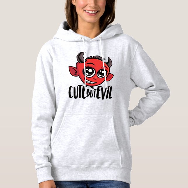 Sudadera Cuerdo pero malvado (Anverso)