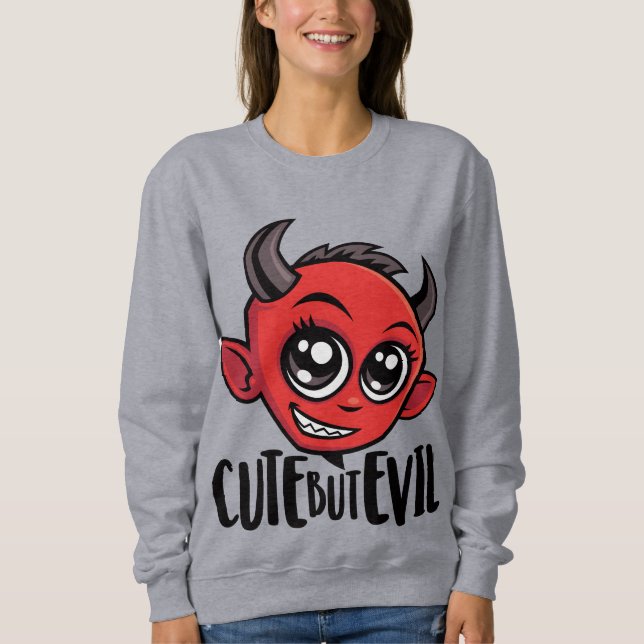 Sudadera Cuerdo pero malvado (Anverso)