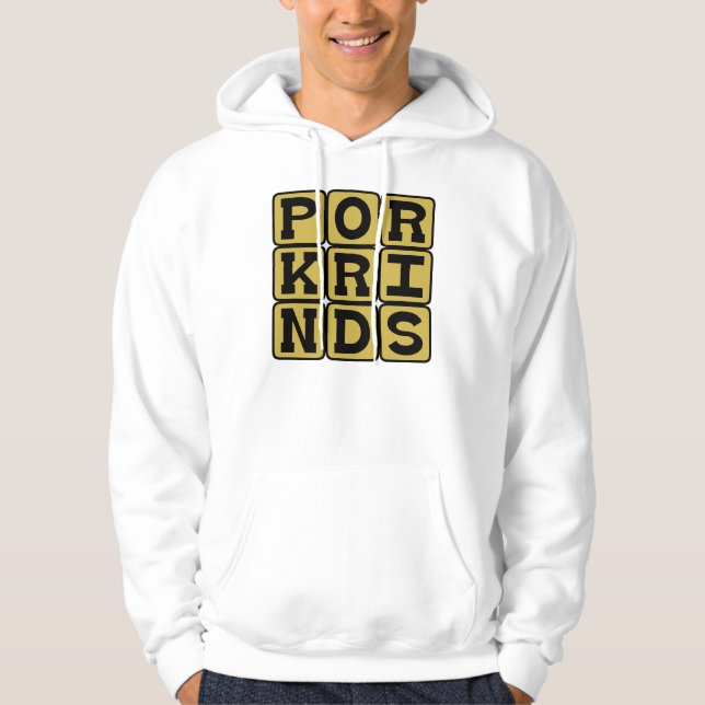 Sudadera Cueritos de Cerdo, Snack de Cerdo (Anverso)