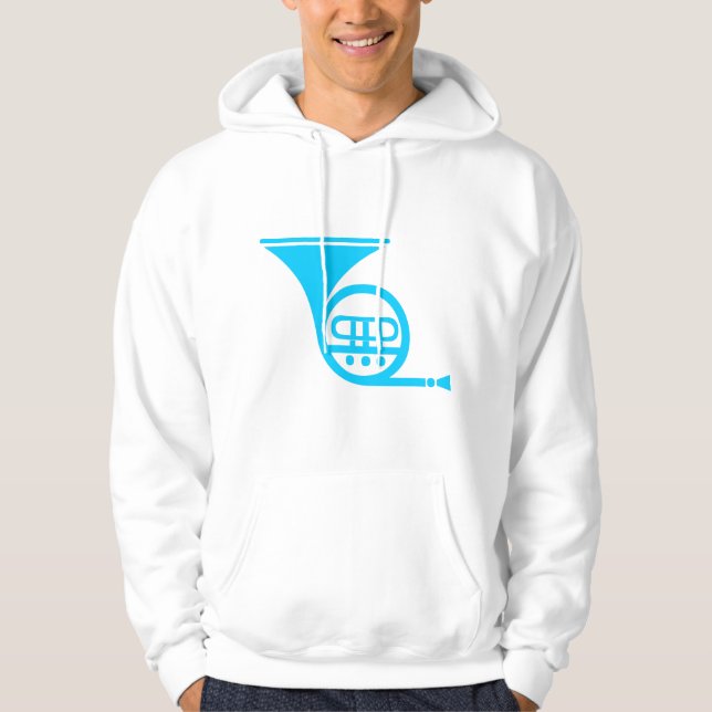 Sudadera Cuerno francés - Azul cielo (Anverso)