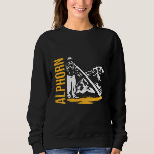 Sudadera Cuerno Natural Alphorn Suiza