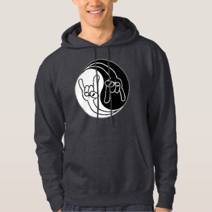 Sudadera Cuernos de diablo de Heavy Metal Yin Yang