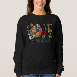 Sudadera Cuero de vaca leopardo occidentales el amor vino a