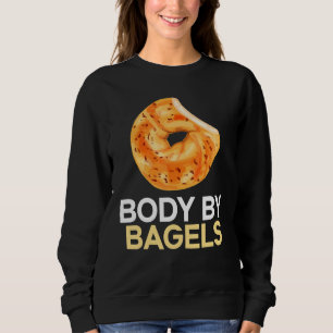 Sudadera Cuerpo De Bagels Foodie Bread Bakery Alimentos Jud