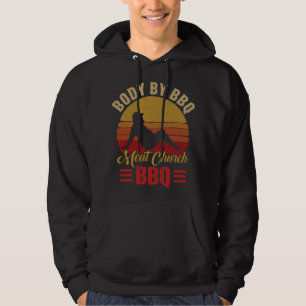 Sudadera Cuerpo De Los Hombres Por BBQ Iglesia De La Carne