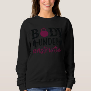 Sudadera Cuerpo en construcción gimnasio deporte ejercicio