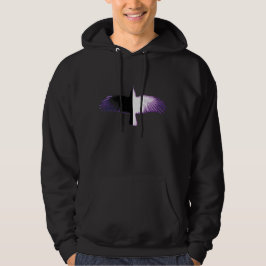 Sudadera Cuerpo morado negro y blanco