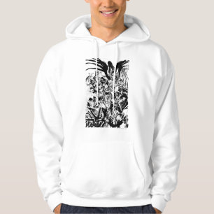 Sudadera Cuerpo negro de la linterna - blanco y negro