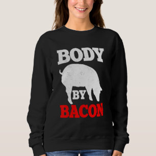 Sudadera Cuerpo Por Bacon Keto Dieta Ketosis Terapia Ketogé
