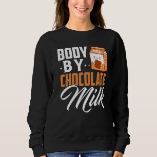 Sudadera Cuerpo Por Leche De Chocolate Para Niños Leche Cut