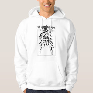 Sudadera Cuerpo verde de la linterna, blanco y negro